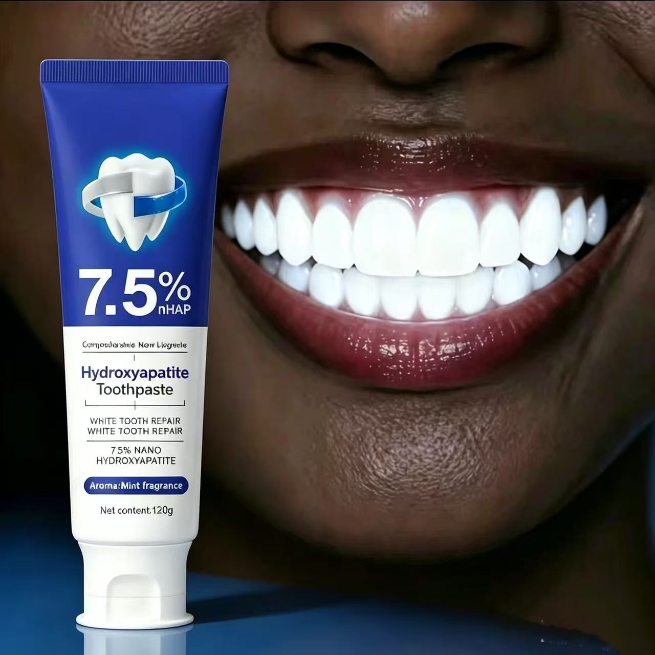 Teeth Whitening Cream - %7,5 Nano Hidroksiapatit Diş Macunu Kahve