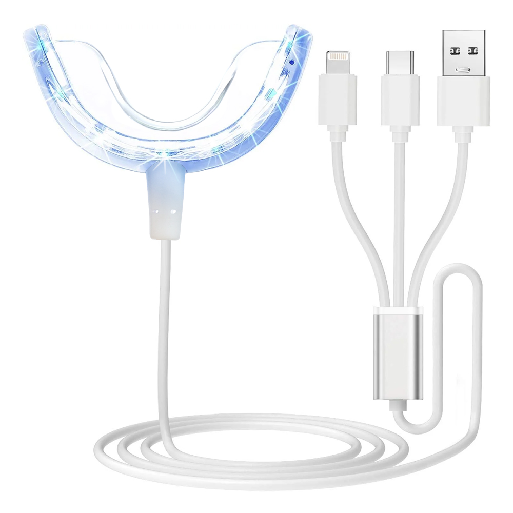 Teeth Whitening Blue Light - Diş Beyazlatma Hızlandırıcı Işık, 16x Daha
