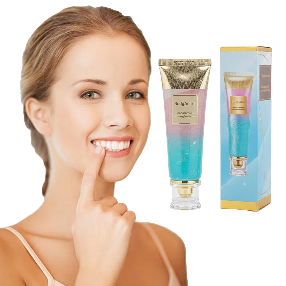 Teeth Whitening Cream - 100G Niacinamide Beyazlatıcı Diş Macunu Parlak