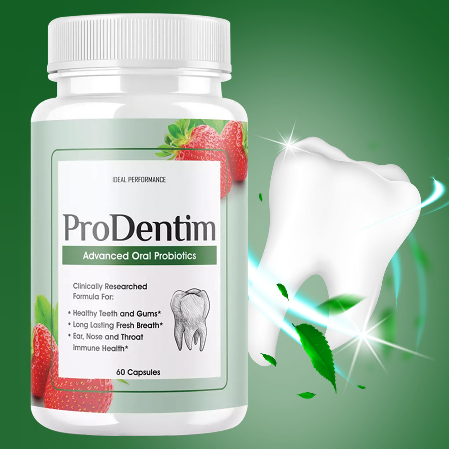 Teeth Whitening Enzymes - Gelişmiş Ağız Probiyotikleri - Nefesi Tazeleştirir,