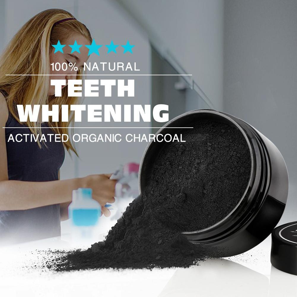 Teeth Whitening Activated Organic Charcoal - Diş Beyazlatıcı Toz Doğal Organik Aktif
