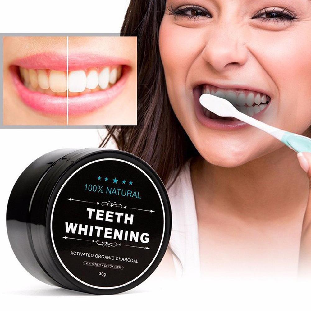 Teeth Whitening Activated Organic Charcoal - Organik Aktif Karbon Hindistan Cevizi Kabuğu