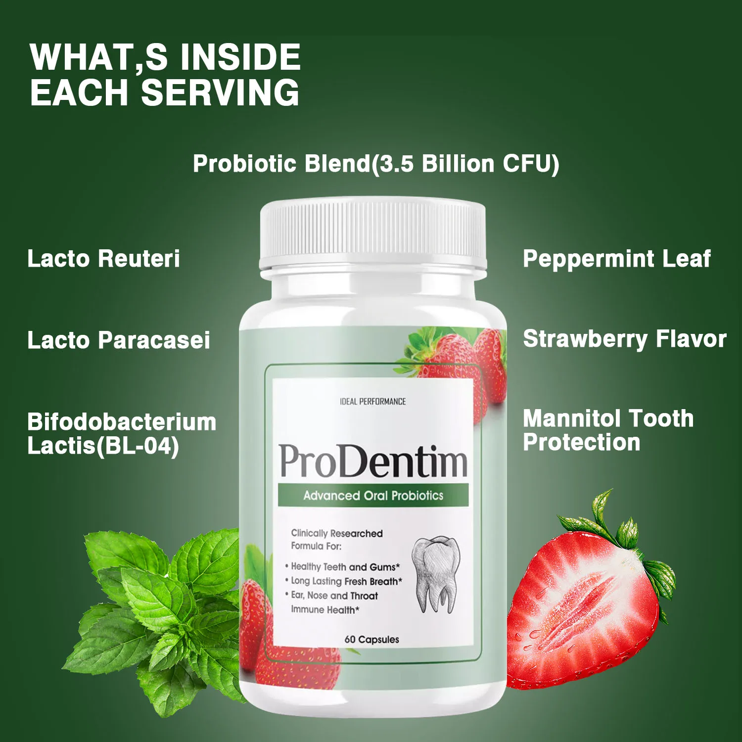 Gelişmiş Ağız Probiyotikleri - - Teeth Whitening Enzymes incelemesi ve fiyatı