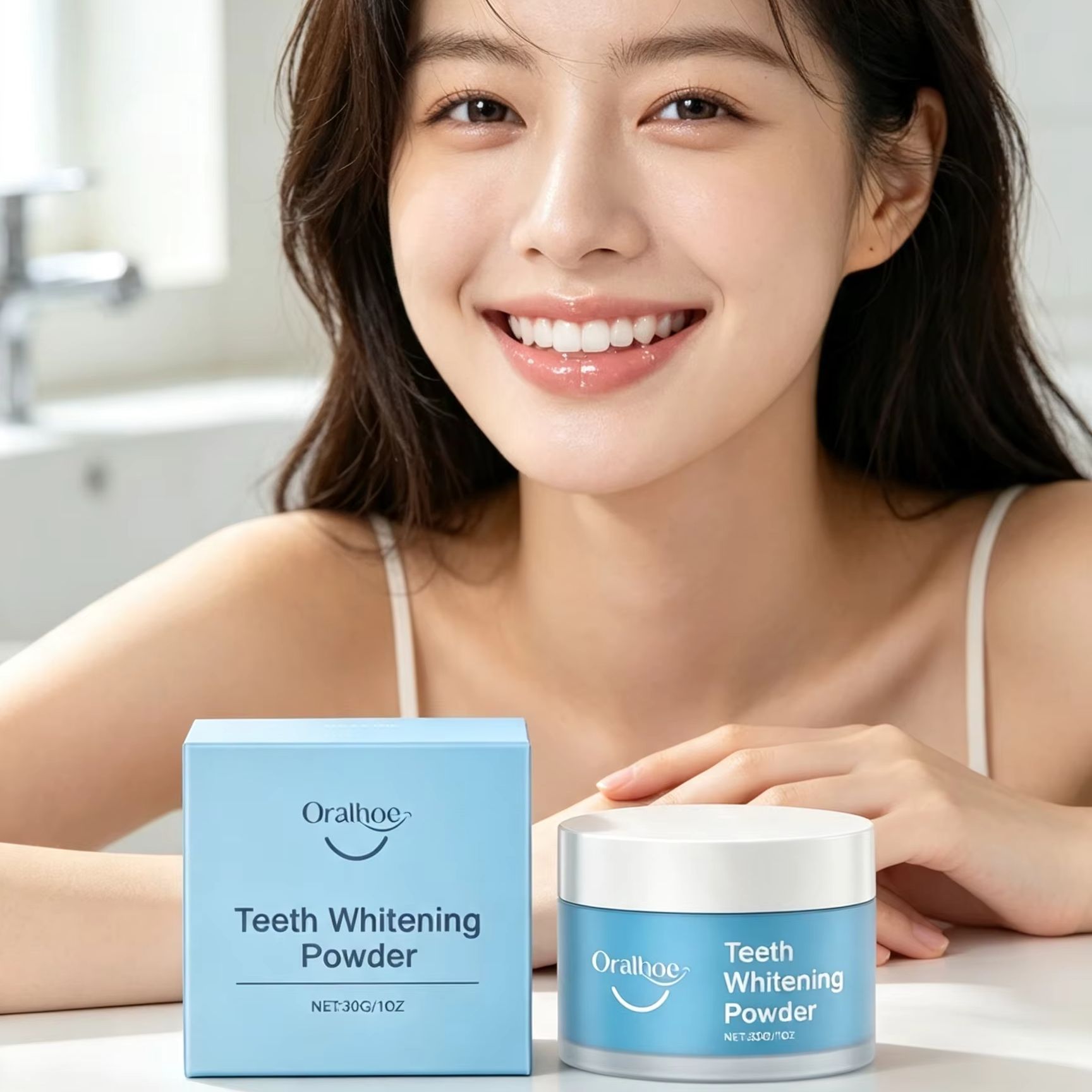 Oralhoe Diş Tozu, Dişleri Fırç - Teeth Whitening Hismile incelemesi ve fiyatı