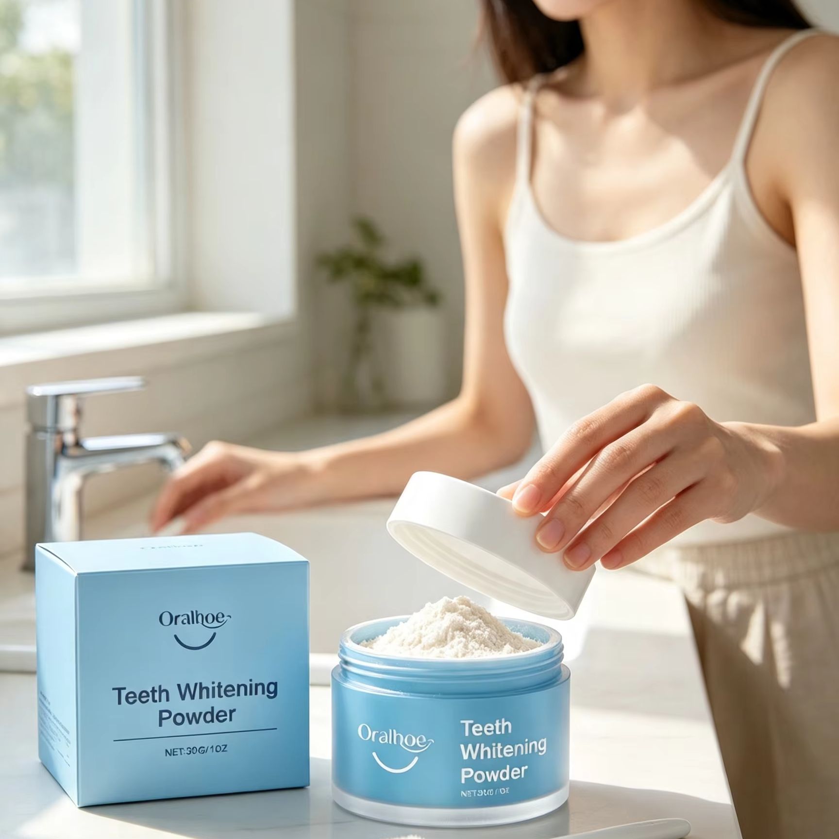 Oralhoe Diş Tozu, Dişleri Fırç - Teeth Whitening Hismile incelemesi ve fiyatı